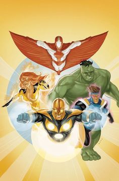 an image of the avengers team