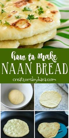 how to make naan bread with instructions for making flatbreads and using it as an appetizer