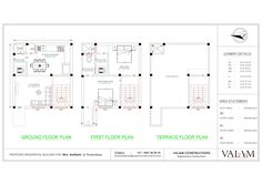 the floor plan for a three bedroom apartment