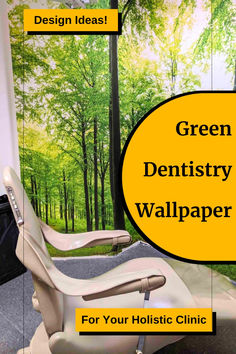 Get inspired with these green dentistry wallpaper ideas that reduce anxiety in patients, create a welcoming atmosphere for your clients and enhance your branding.

When decorating your holistic dental office, remember that all wallpaper murals are not created equal.  Ours is non-toxic and free from dangerous PVC, formaldehyde, lead, phthalates and chlorine.  It's even LEED certified!

See all the ideas from real dental offices from around Canada and the USA.

Click to read the blog now! Green Dentistry, Dentistry Wallpaper, Wallpaper Murals