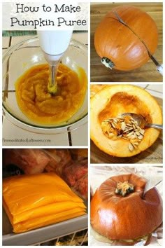 how to make pumpkin puree