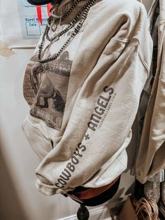 Cowboys & Angels Hoodie - The Bevel Label Southern Cowgirl Outfits, Country Hoodies Womens, Country Clothes Aesthetic, Western Birthday Gifts, Country Wishlist, Western Outfit Inspiration, Country Hoodies, Cute Southern Outfits, Hippie Cowgirl Style