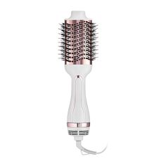 The Hot Body brush is the perfect combination of a round brush and a blow dryer, creating a shiny, bouncy salon blowout every time. Designed to save time by styling damp or dry hair with one tool. The Hot Body blowout brush is designed to save time by styling damp or dry hair effortlessly with one single tool. The oval design allows hair to dry evenly while adding volume at the ends and root in one brush stroke. Adjustable heat and speed settings are available for styling preferences without hav Blowout Dryer Brush, Hair Drying Brush, Blowout Hair Tool, Hot Tools Hair Dryer Brush, Hair Blow Dryer Brush, Rotating Hair Brush, Hairbrush Blow Dryer, Blow Dry Brush Target, Hair Brush Blow Dryer