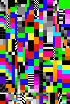 an image of colorful squares and lines in the same color scheme as well as black, white, red, green, blue, yellow