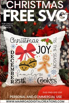 Free Christmas SVG for Cricut, Christmas Subway Art SVG Free, Christmas SVG Free for Cricut, Christmas DIY, Vinyl projects, Sleigh bells SVG Free, Gingerbread man SVG Free, collection of Christmas words, Snowflake SVG Free, Free Holiday SVG Files, Christmas Sign ideas Cricut Christmas Pillows, Cricut Pillow Projects, Scan N Cut Projects Free Printable, Free Svg Christmas Files For Cricut, Christmas Subway Art, Cricut Inspiration, Angel Top