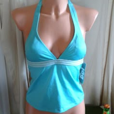 Love Jag! Well Made, Heavier Material For Sports People & Classic Styling. Mix N Match Pieces %$$$ Note. The Pics Look Blue But It Is More Of A Greenish Aqua Cute Bathing Suits Tankini, Fitted T-back Halter Top For Gym, Summer T-back Halter Top For Gym, Sporty Fitted Activewear For Beach Season, Blue Sporty Tankini For Beach Season, Sporty Blue Tankini For Beach Season, Fitted T-back Tops With Moisture-wicking, Moisture-wicking Fitted T-back Top, Fitted Moisture-wicking T-back Tops