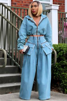 Street Vibes, Female Pants, Denim Set, Fashion Designing, Denim Day, Jeans Fabric, Classy Work Outfits, Modest Fashion Outfits, Wide Leg Denim