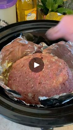 Meatloaf Crockpot, Crockpot Meatloaf, Cook At Home, 1k Views, Cooker Recipes, Slow Cooker Recipes, Crockpot Recipes, Slow Cooker