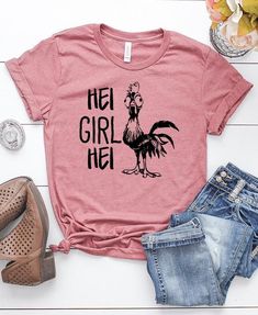 Hei Hei Moana, Disney Monogram, Scorpion King, Moana Shirt, Funny Disney Shirts, Disney Trip Shirts, Diy Disney Shirts, Disney T Shirt, Womens Disney Shirts