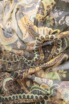 An Elizabetta long silk scarf will make any outfit you wear look fabulous. An intricate paisley pattern to give your look the perfect accent. 100% Made in Italy. Figure flattering size: Approx. 20” x 67". Years of trial and error taught us that this size scarf is one of the simplest to style and makes every woman look chic. 100% Silk Georgette: A lightweight, sheer crepe-style fabric characterized by its crinkly, pebbly texture and excellent drape that is often used in high-end fashion. It has a Long Silk Scarf, Trial And Error, Small Boutique, Scarf For Women, Naturally Dyed, High End Fashion, Anniversary Sale, Paisley Pattern, Sheer Fabrics