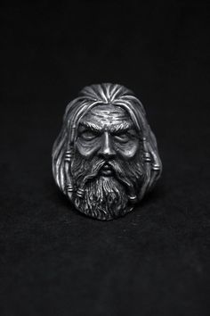 ZEUS JOVIS ringPewter materialShip from Jakarta, Indonesia.standard shipping use DHL Global Mail takes 10 to 15 days.Express Shipping use DHL Express takes 4 to 7 working days.kindly chat me on conversation for any questionThanks for visiting my gallery. God Of Lightning, Satanic Jewelry, Bandana Girl, Indian Skull, Girl Skull, Handmade Skulls, Vintage Bandana, Rock N’roll, White Brass