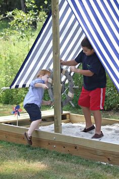 Ships wheel for sandbox Boys Birthday Party Ideas, Sailboat Birthday, Birthday Party Boys, Cat Playground Outdoor, Kids Birthday Party Ideas, Shade Tent, Boys Birthday Party, Cat Playground, Canvas Tent