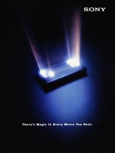 there's magic in every movie you rente sony dvd cover artwork by matt miller