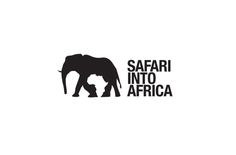 an elephant with the words safari into africa