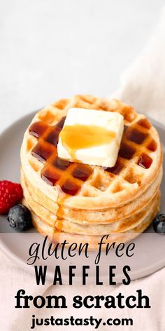 gluten free waffles from scratch juststasty com are delicious and easy to make