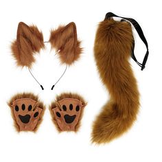 PRICES MAY VARY. faux fur Imported Made of high quality faux fur, soft to the touch and keep you comfortable all day long. The cute ear headband is comfortable to wear, and the tail can be freely adjusted to the shape, match the furry gloves make your animal image more realistic. The waist elastic buckle of the tail is adjustable, makes it more easy to wear, and the size fits most people. Perfect for Halloween, Cosplay, Fancy Dress Party, Animal Themed Party, Easter or other special occasions, t Cute Wolf Costume, Fox Halloween Costume For Women, Cute Werewolf Costume, Fursuit Accessories, Fox Halloween Costume, Wolf Halloween Costume, Animal Themed Party, Fox Halloween, Birthday Fishing