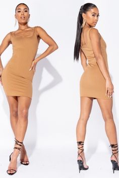 #carameldress #browndress #minimalfashion #minimalstyle #neutralstyle #minimalaesthetic #neutralfashion #ootdstyle #outfitinspo #stylehunter #caramelskin #melaningram #blackfashionista #ukfashion #parisianstyle #outfitdujour #whowhatwearing #nycfashion #miamigirl #detroitgirl #lastyle #houstonfashion #summerdress #summerdresses #dresstoimpress #dressoftheday #fashion #outfitoftheday Ribbed Mini Dress, Night Looks