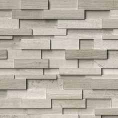 a white brick wall that is made out of wood