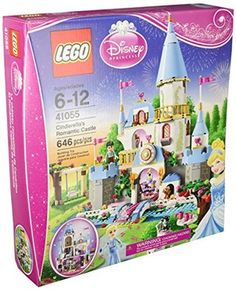 the lego disney castle is in its box