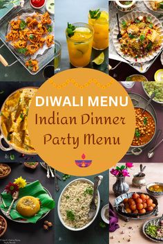 Diwali Menu (Indian Dinner Party Menu) | J Cooking Odyssey Indian Dinner Party, Diwali Dishes, Indian Dinner Menu, Diwali Dinner, Vegetarian Party, Vegetarian Party Food, Tandoori Paneer, Dinner Menu Ideas, Diwali Recipes