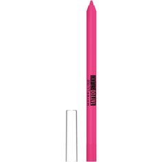 Delivering smooth strokes and intense color, this waterproof pink eyeliner glides on seamlessly for our longest-lasting wear yet! This sharpenable pink pencil eyeliner delivers pigment-rich hues, precise definition, and an up to 36-hour wear that lasts from day-to-night and beyond. From classic black to bright white eyeliner looks, and every brilliant shade in between, this gel liner collection has a perfect shade for your every mood. Now available in metallic and matte eyeliner shades. Waterpro White Eyeliner Looks, Garnier Micellar Water, Matte Eyeliner, Pink Eyeliner, Garnier Micellar, Maybelline Tattoo, Pink Pencil, White Eyeliner, Tour Outfits