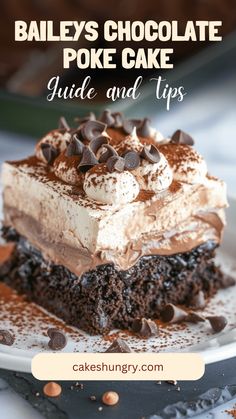 bailey's chocolate poke cake guide and tips on how to make it at home