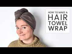 How to Make a Hair Towel Wrap - YouTube Thread Hair Wraps, African Hair Wrap, Pelo Anime