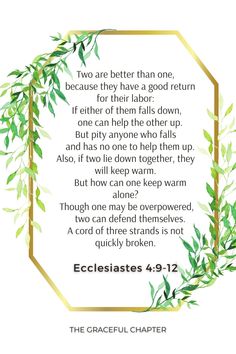 the bible verse with green leaves and gold frame