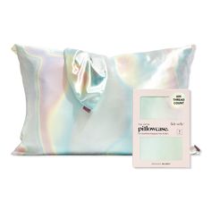 Satin Pillowcase - SLEEP SATIN PILLOWCASE 24 AURABenefitsElevate your beauty rest with the luxury of satinGentle on all skin and hair typesHelps tame frizz and reduce breakage while sleepingAids skin in retaining moistureHelps to prevent acneHelps to prevent facial creases from sleepingGentle on eyelashes & eyebrowsIncludes1 standard size, zipper closure satin pillowcase - Satin Pillowcase Green Satin Pillowcase, Kitsch Pillowcase, Satin Pillow Case Slip, Kitsch Satin Pillow Case, White Satin Pillow Case, Satin Pillowcase, Room Update, Happy Hair, Ulta Beauty