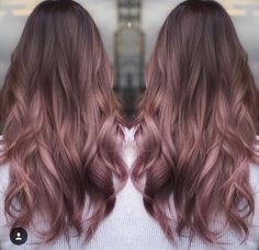 Brown And Pink Hair, Brown Hair Inspo, Hair Color Formulas, Hair Stylies, Hair Color Highlights, Short Hair Color, Penteado Cabelo Curto