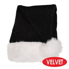 Highlights: Size: One size fits most Design: Sleek black Santa hat for a stylish, elegant holiday look Quantity: 1 hat per package, 12 hats per case Perfect for: Holiday parties, events, and festive outfits Product Description:Celebrate the season in style with our Black Santa Hat! This sleek and elegant take on the classic Santa hat adds a unique touch to your holiday outfit. One size fits most, making it perfect for spreading holiday cheer. Each package includes 1 hatper package or 12 hats per Classic Winter Party Hats, Classic Black Costume Hats And Headpieces For Party, Classic Black Mini Hats For Party, Classic Black Party Costume Hats And Headpieces, Adjustable Christmas Party Hats, Winter Party Top Hat With Curved Brim, Winter Party Costume Hats And Headpieces, Winter Formal Cap Hat, Formal Winter Cap Hat