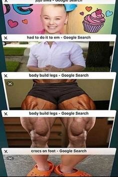 an image of a woman showing off her muscles and butts with the words google search below