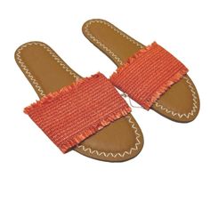 Nwot Universal Thread Women's Luciana Woven Straw Slide Sandals Coral Women Sz 9 Women's Size 9 Coral Color New Without Tag, Minimal Scuffs In Heel Due To Being In Storage Tags: Casual, Summer, Spring, Travel, Vacation, Trip, Tropical, Beach, Pool, Boat, Cruise, Coastal, Hawaii, Florida, Key West Boat Cruise, Spring Travel, Tropical Vacation, Tropical Beach, Beach Pool, Universal Thread, Coral Color, Key West