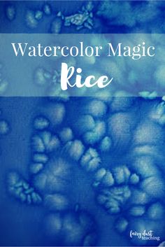 watercolor magic rice with text overlay that reads,'watercolor magic rice '