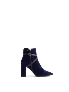 The Chiswick - Quilted Navy Velvet Fairfax And Favor, Navy Boots, Velvet Boots, Women's Ankle Boots, Deck Shoes, Navy Velvet, Chelsea Ankle Boots, Shoes Heels Wedges, Boots Knee