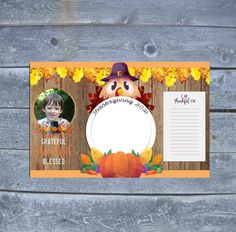 Thanksgiving Placemats Kids, Thanksgiving Turkey Decor, Photo Placemats, Thanksgiving Placemat, Fun Holiday Crafts, Thanksgiving Placemats, Turkey Decor, Kids Thanksgiving, Thanksgiving Craft