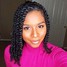 Chunky Two Strand Twist, Universal Hairstyles, Mahogany Curls, Natural Hair Pictures, Hair Movement, Twisted Braid, Hair Clips 90s, Natural Twist, Hair Twists