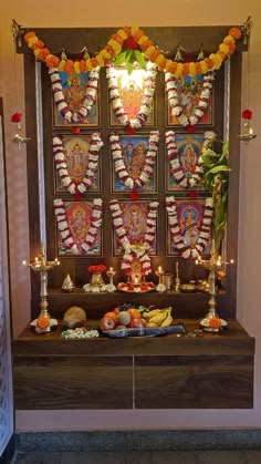 Wall hanging Pooja unit Devotional Room Designs, Pooja Wall Decoration, Wall Pooja Unit, Big Pooja Room Ideas Indian, Pooja Mandir Ideas Design, Pooja Room Ideas Indian Traditional, Pooja Unit Designs, God Mandir, Small Pooja Room Ideas