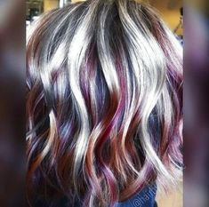 Blonde Ombre Hair, Ombre Blond, Hair Color Blonde, Hair Highlights And Lowlights, Blonde Streaks, Beautiful Red Hair, Highlights And Lowlights, Black And Blonde, Burgundy Hair