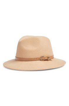 This wool felt Panama hat is especially chic with a smooth leather band shining with golden hardware. Wool Dry clean Imported Leather Band, Smooth Leather, Panama Hat, Wool Felt, Panama, Dry Clean, Felt, Nordstrom, Wool