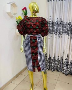 African Fabric Dress, African Print Dress Ankara, Best African Dresses, Afrikaanse Mode, Ankara Dress, African Fashion Modern