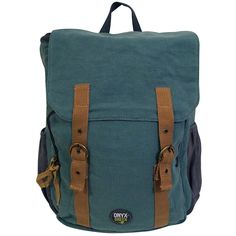 Amazon.com: Onyx and Green NEW Classic Backpack with Side and Front Pockets, Padded Straps, Laptop Compartment made from Ramie Leaf/Cotton Blend, Green (7901): Computers & Accessories Pencil Cases, Classic Backpack, New Classic, Mountain Backpack