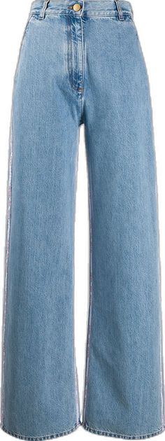 Gcds high-waisted Wide Leg Jeans - Farfetch High Waisted Wide Leg Jeans, Beachwear Fashion, Trendy Fall Outfits, Womens Fashion Trends, Aesthetic Outfits, Look Fashion, Wide Leg Jeans, Leg Jeans, Trendy Outfits