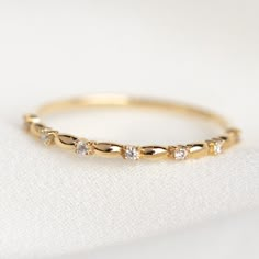 14k Delicate Diamond Celebration Band | Local Eclectic – local eclectic Simple Women Wedding Band, Gold Wedding Band Women, Stacked Engagement And Wedding Rings, Wedding Band Women, Simple Promise Rings, Unique Wedding Band, Silver Eternity Ring, Dainty Wedding Band, Half Eternity Wedding Band