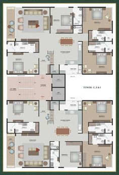 the floor plan for a two story house with 3 bedroom and 2 bath rooms on each level