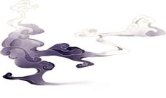 an artistically designed sculpture is shown in white and purple colors on a white background