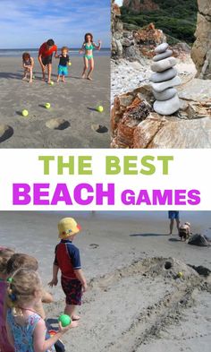 the best beach games for kids to play in the sand and water at the beach