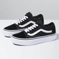 Vans Old Skool Platform (VN-0A3B3UY281) - STNDRD ATHLETIC CO. Estilo Vans, Vans Platform, Old Skool Platform, Platform Vans, Tenis Vans, Vans Original, Vans Store, Dr Shoes, Vans Sneakers