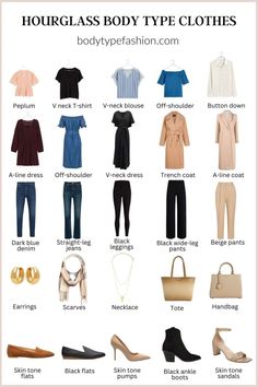 The 25 Wardrobe Essentials for Hourglass Shape Hourglass Figure Outfits, Hourglass Fashion, Hourglass Dress, Plus Size Fashion Tips, Fashion Capsule Wardrobe