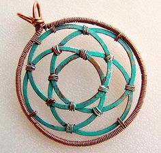 Wire Work Jewelry, Wire Necklace, Jewelry Techniques, Jewelry Wire, Creating Jewelry, Work Jewelry, Wire Work, Beads And Wire, Circle Pendant